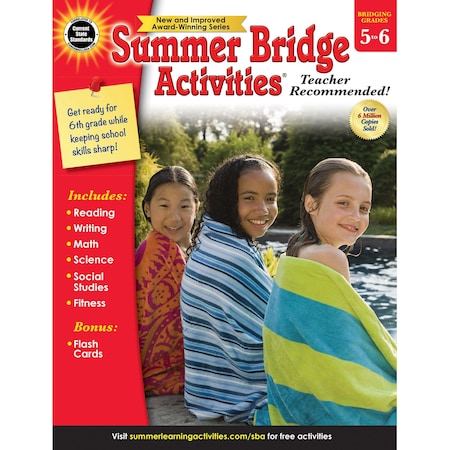 Carson Dellosa Summer Bridge Activities Workbook, Grade 5-6, Paperback 704701